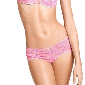Victoria's Secret PINK FLORAL MESH PANTY